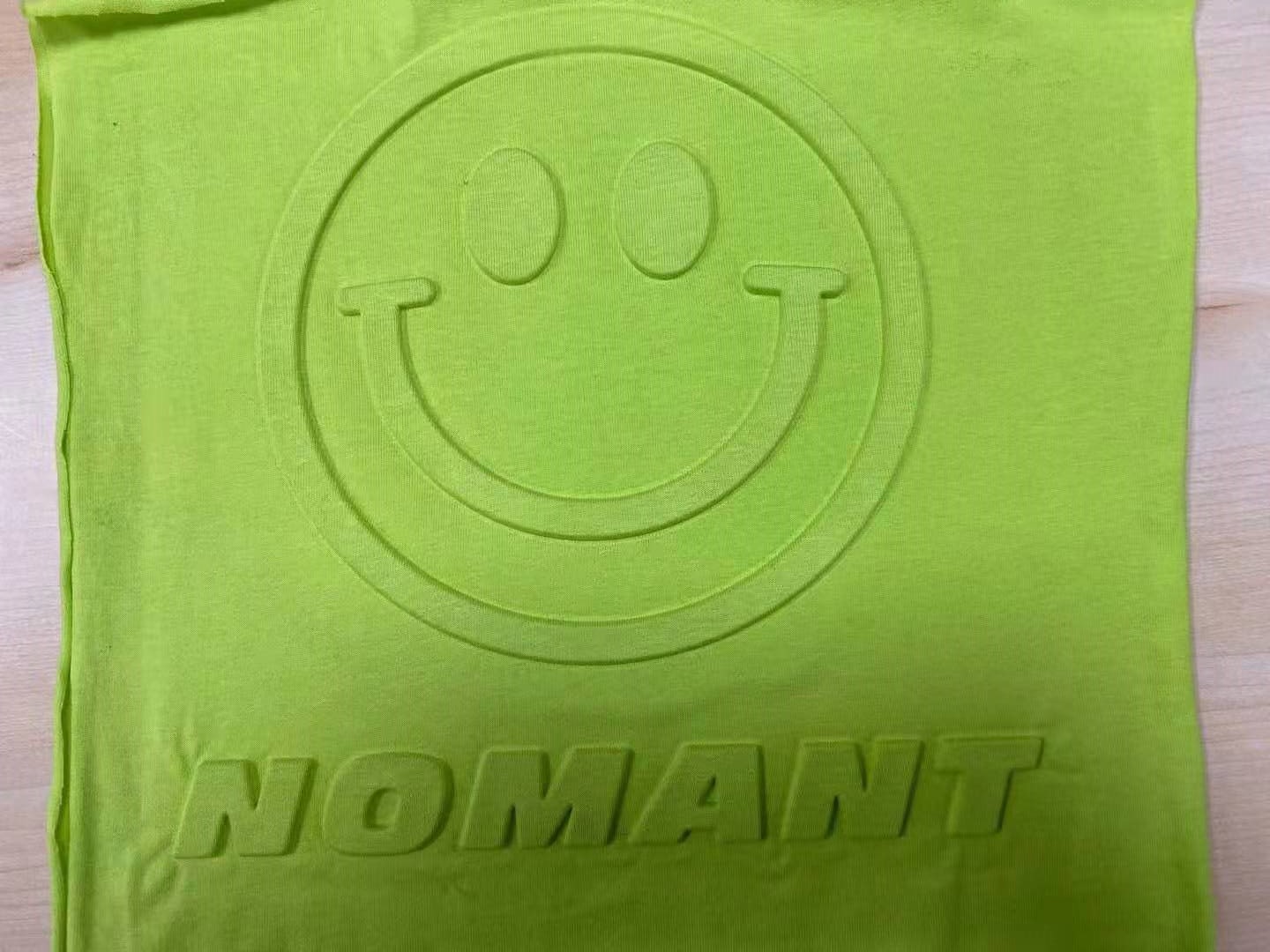 NOMANT Embossing Silicone for Textile Screen Printing Ink on the fabric garment