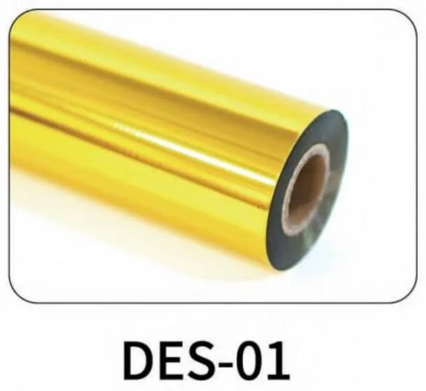 Factory Wholesale Toner Reaction Foil | DIY Heat Transfer Foil | Gold Metallic Hot Stamping Foil Roll for Laser Printers