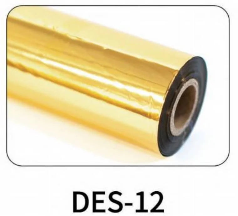 Factory Wholesale Toner Reaction Foil | DIY Heat Transfer Foil | Gold Metallic Hot Stamping Foil Roll for Laser Printers