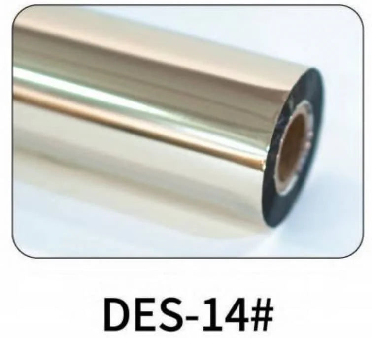 Factory Wholesale Toner Reaction Foil | DIY Heat Transfer Foil | Gold Metallic Hot Stamping Foil Roll for Laser Printers