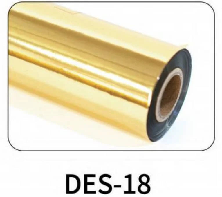 Factory Wholesale Toner Reaction Foil | DIY Heat Transfer Foil | Gold Metallic Hot Stamping Foil Roll for Laser Printers