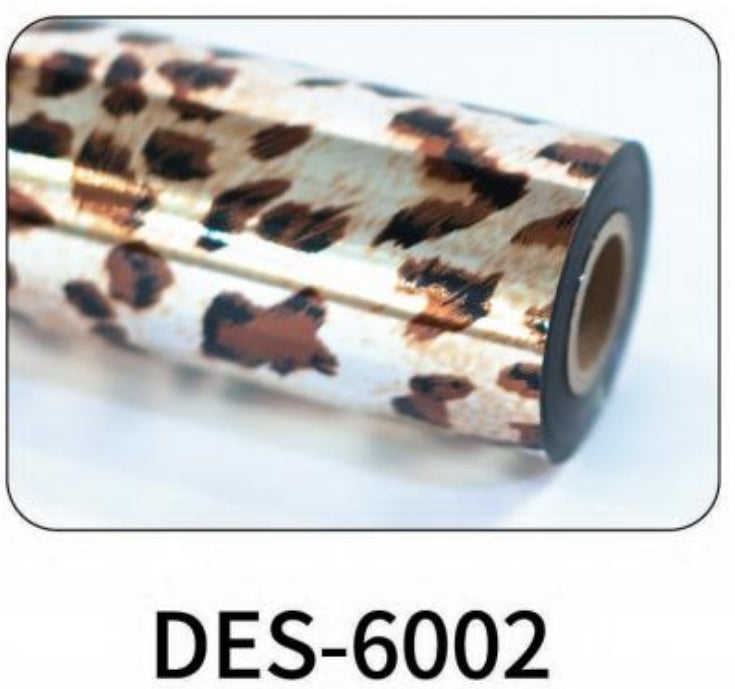 Leopard Print Hot Stamping Foil for Garments