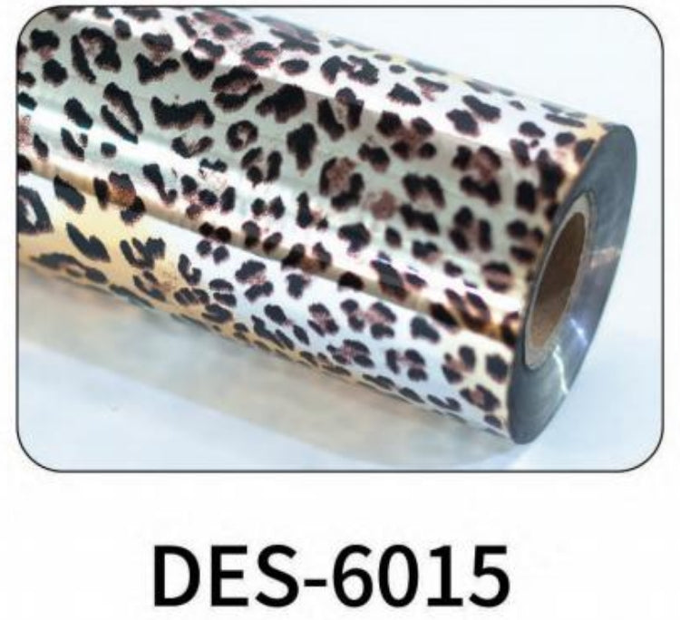 Leopard Print Hot Stamping Foil for Garments