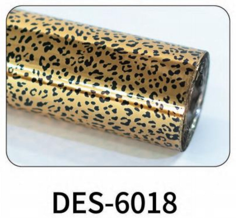 Leopard Print Hot Stamping Foil for Garments