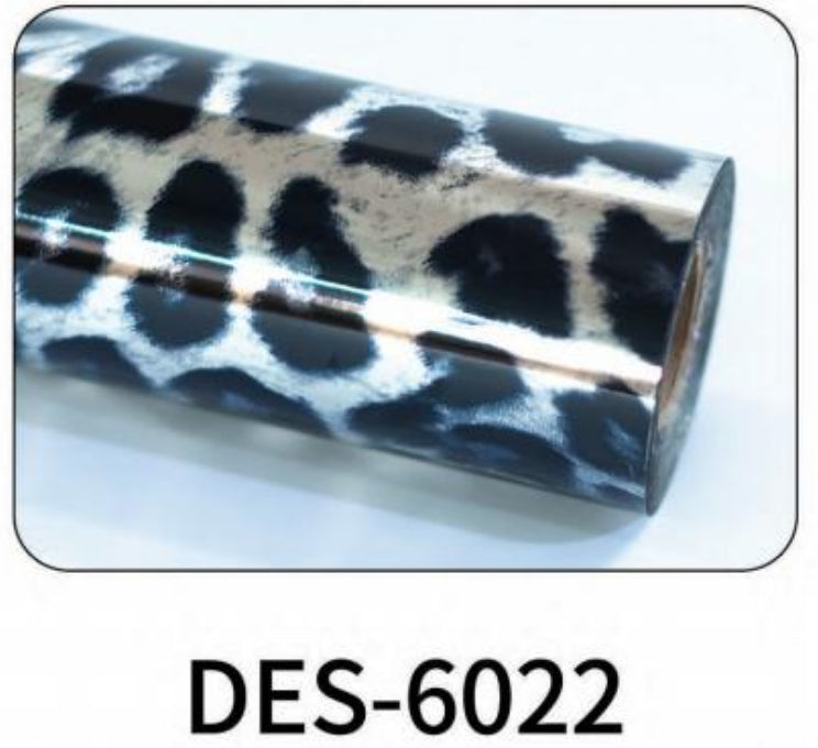 Toner Reactive Foil for Digital Printing Leopard Print Hot Stamping Foil for Paper