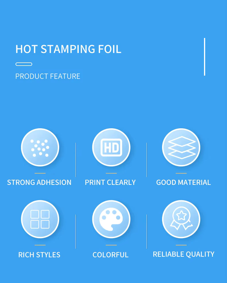 Wholesale hot stamping foil for Garment,Clothing,Textile,Paper,Plastic,Leather